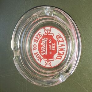 Vintage Rare Denver Elitch Gardens memorabilia ashtray Not to See slogan